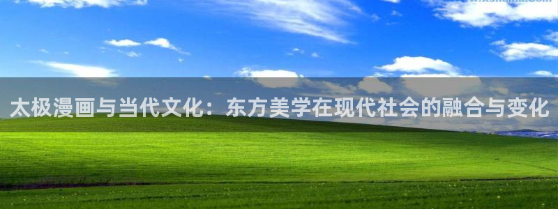 羞羞漫画体育：太极漫画与当代文化：东方美学在现代社会的融合与变化